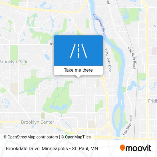 Brookdale Drive map