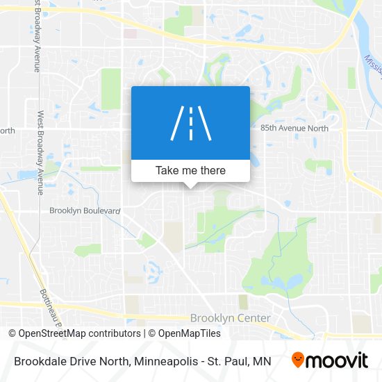 Mapa de Brookdale Drive North