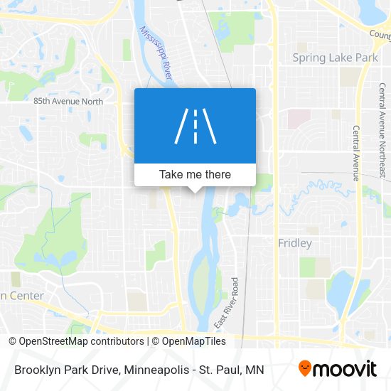 Mapa de Brooklyn Park Drive