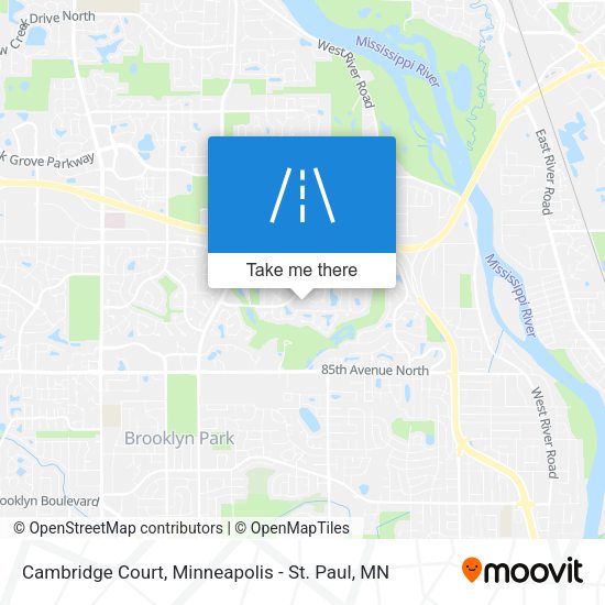 Mapa de Cambridge Court