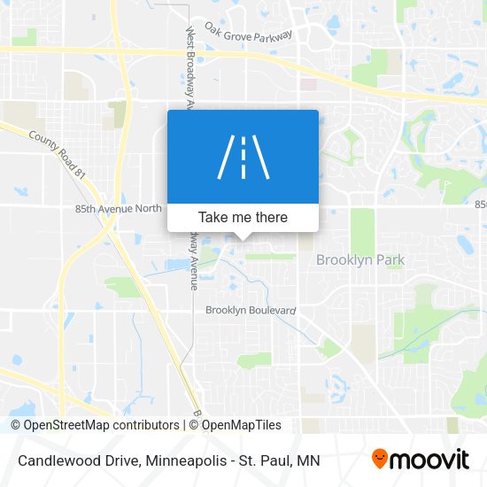 Mapa de Candlewood Drive