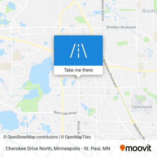 Cherokee Drive North map