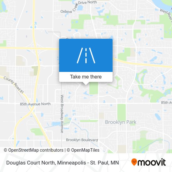 Douglas Court North map