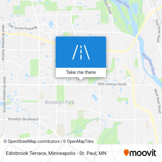 Mapa de Edinbrook Terrace