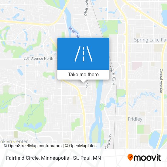 Fairfield Circle map