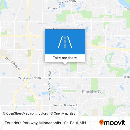 Founders Parkway map