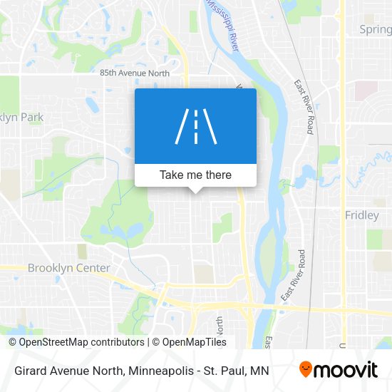Mapa de Girard Avenue North