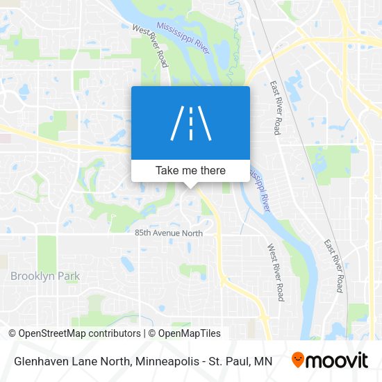 Mapa de Glenhaven Lane North