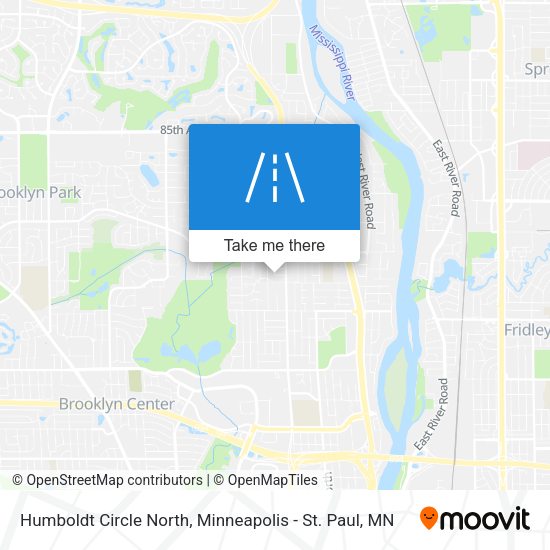 Humboldt Circle North map