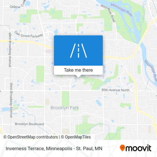 Mapa de Inverness Terrace