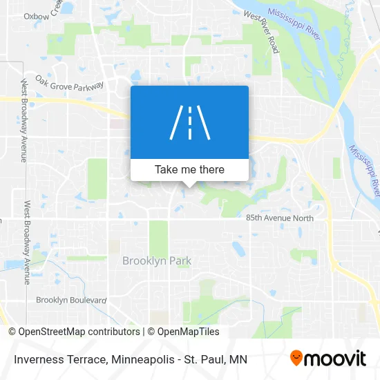 Inverness Terrace map