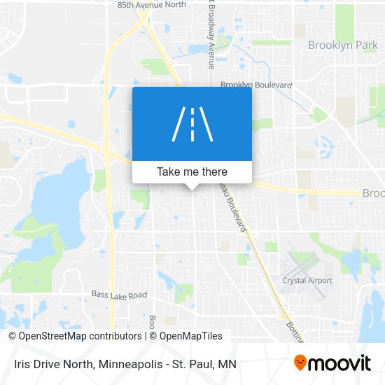Iris Drive North map