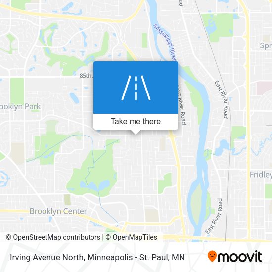 Mapa de Irving Avenue North