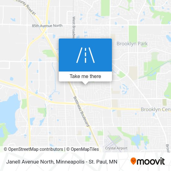 Janell Avenue North map