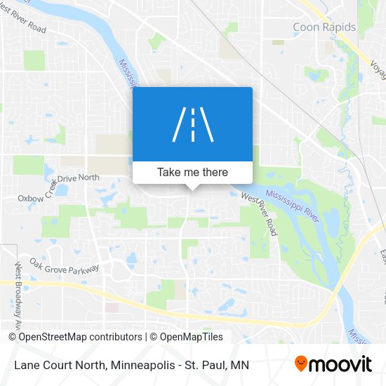 Lane Court North map