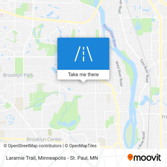 Laramie Trail map