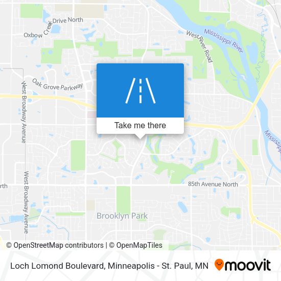 Loch Lomond Boulevard map