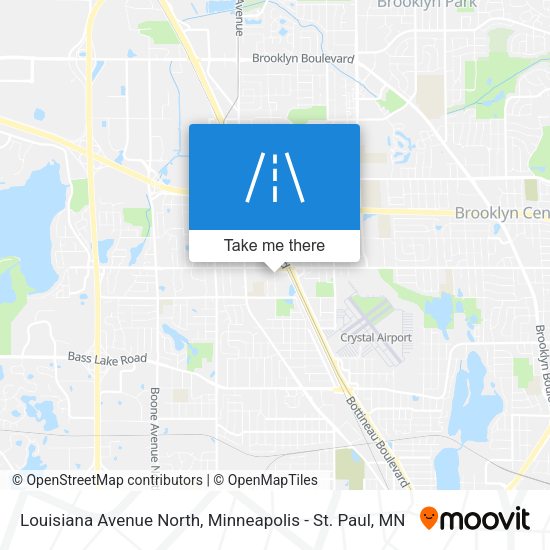 Mapa de Louisiana Avenue North