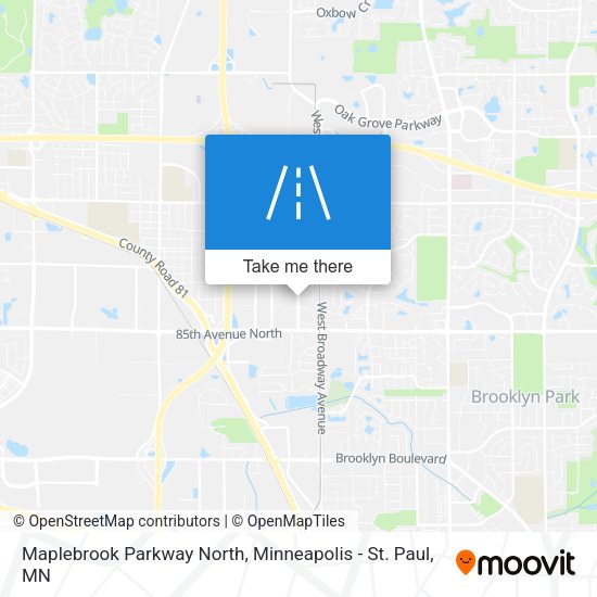 Mapa de Maplebrook Parkway North