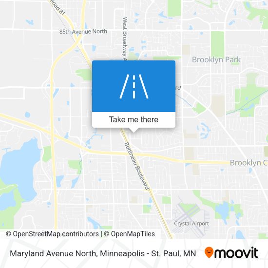 Mapa de Maryland Avenue North