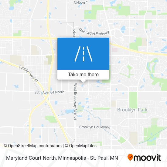 Maryland Court North map