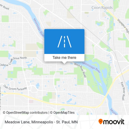 Mapa de Meadow Lane
