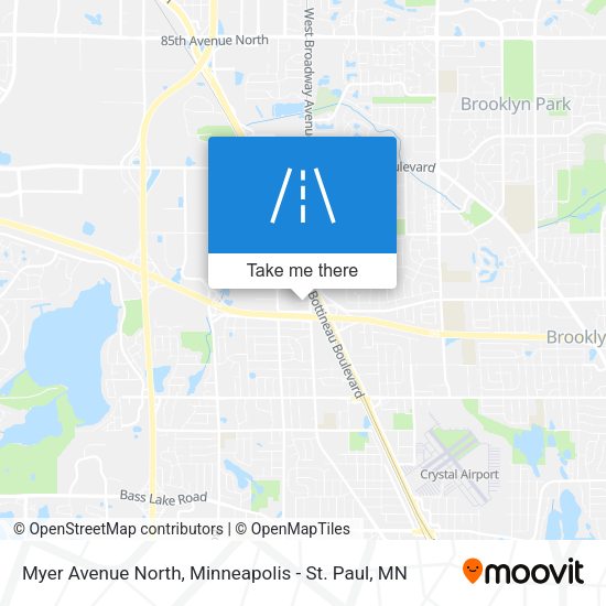 Mapa de Myer Avenue North