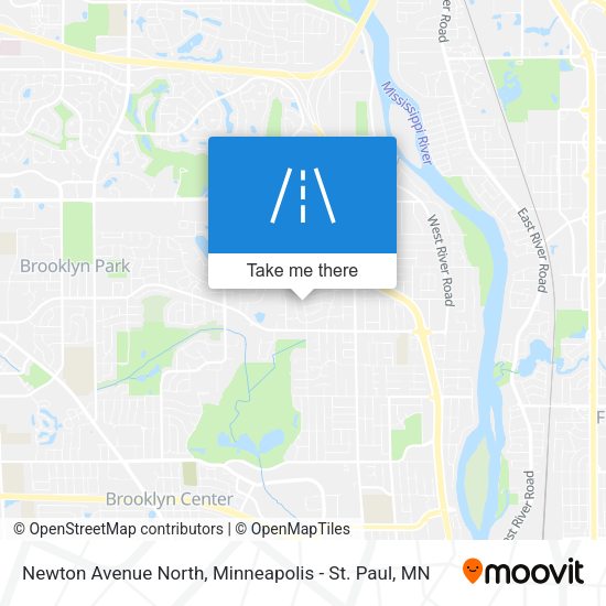 Mapa de Newton Avenue North