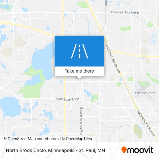 North Brook Circle map