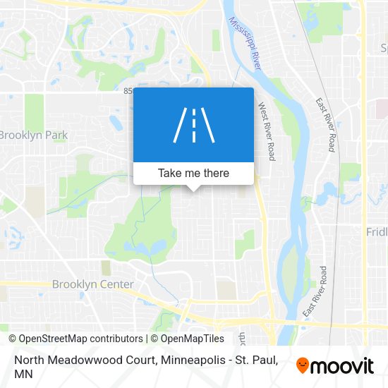 North Meadowwood Court map