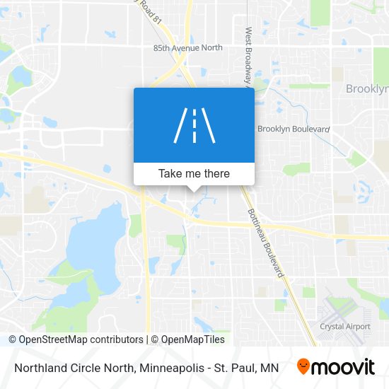 Northland Circle North map