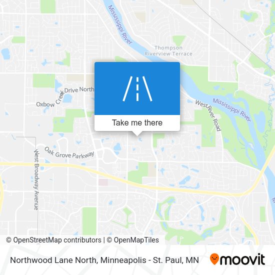 Mapa de Northwood Lane North