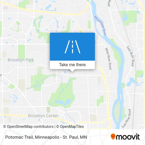 Mapa de Potomac Trail