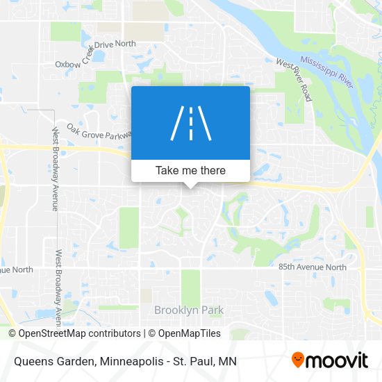 Queens Garden map