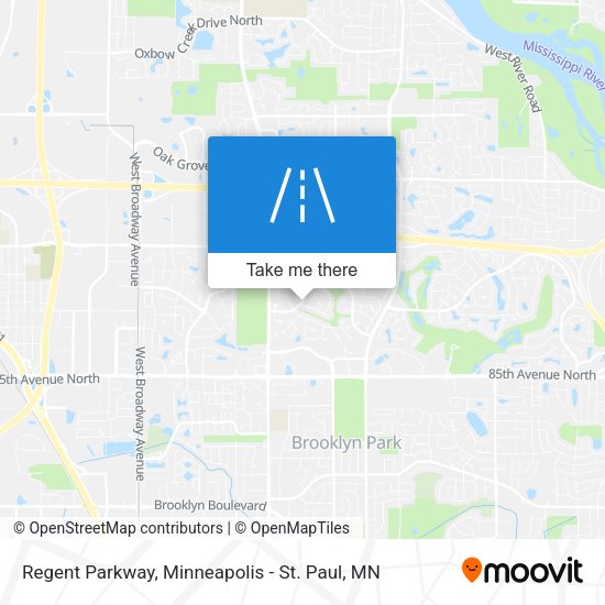 Regent Parkway map