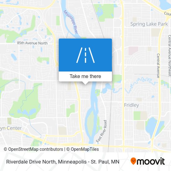 Mapa de Riverdale Drive North
