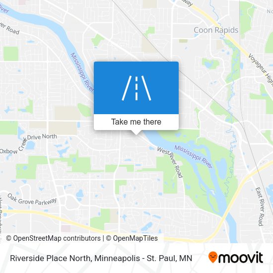 Mapa de Riverside Place North