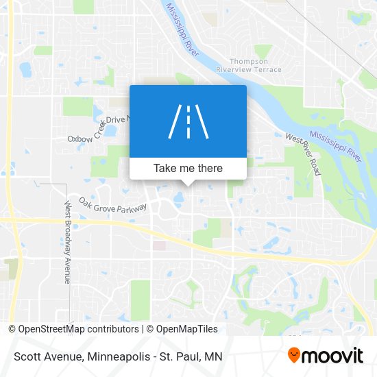 Mapa de Scott Avenue