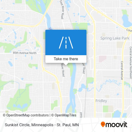 Sunkist Circle map