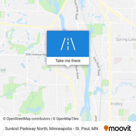 Mapa de Sunkist Parkway North