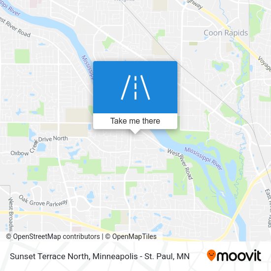 Sunset Terrace North map