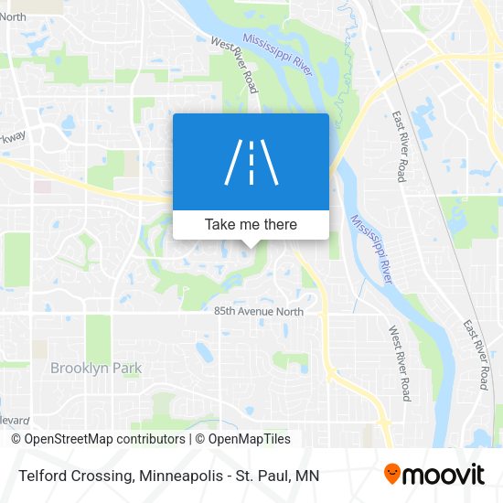 Telford Crossing map