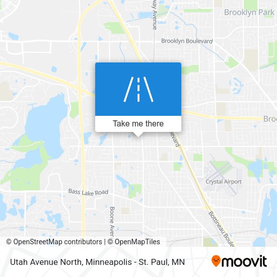 Utah Avenue North map