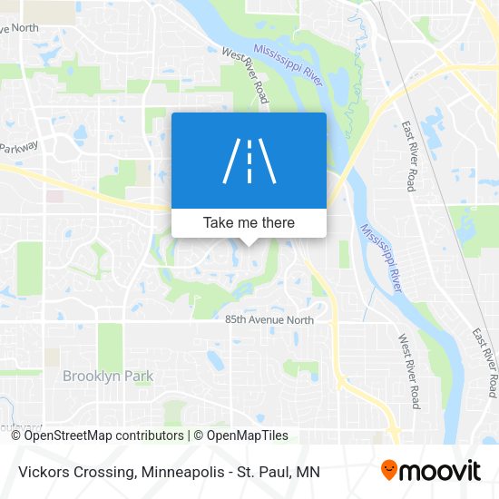 Vickors Crossing map