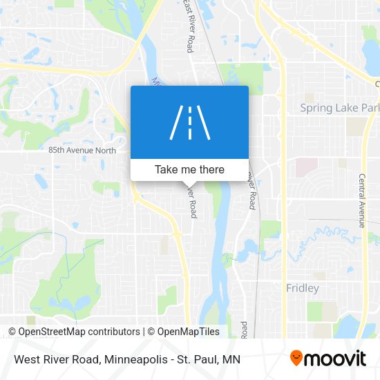 Mapa de West River Road