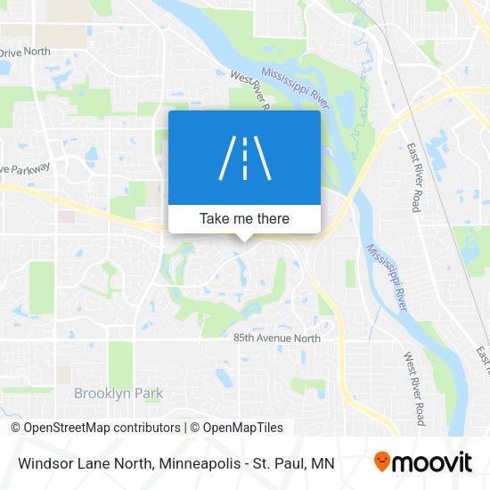 Mapa de Windsor Lane North