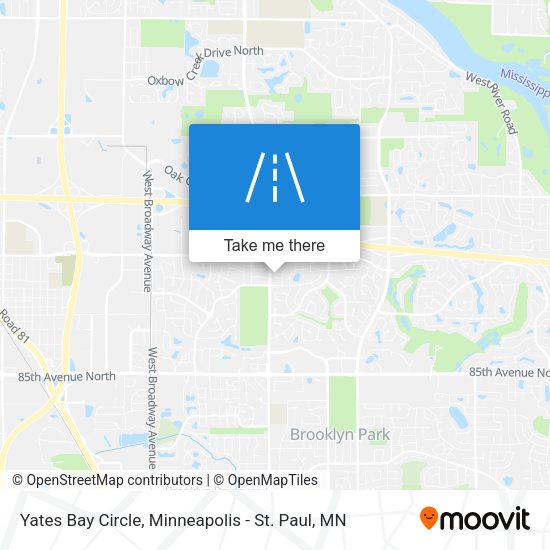 Mapa de Yates Bay Circle