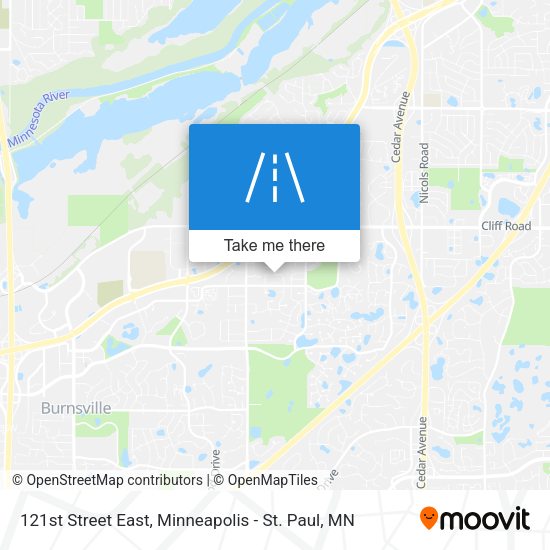 121st Street East map
