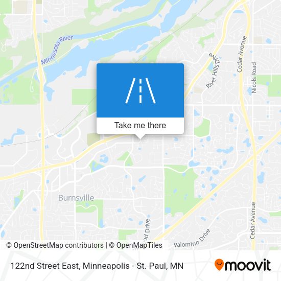 Mapa de 122nd Street East