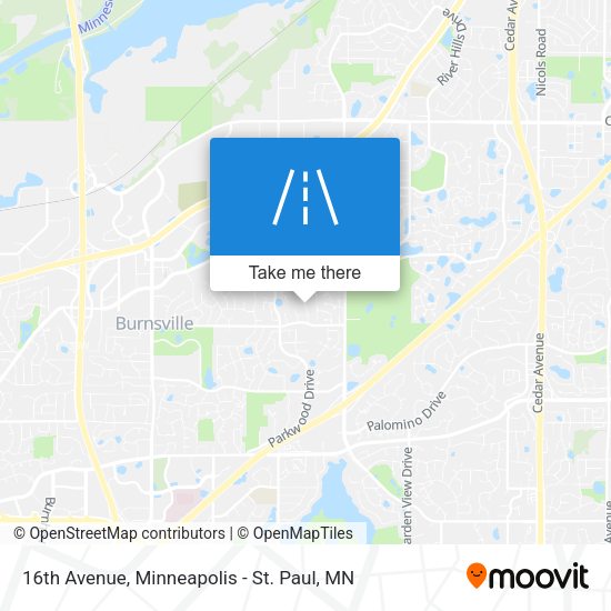 16th Avenue map